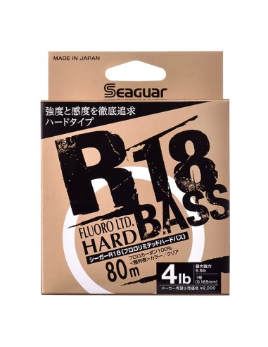 Seaguar R18 Fluoro Limited Hard Bass Â· 80 m