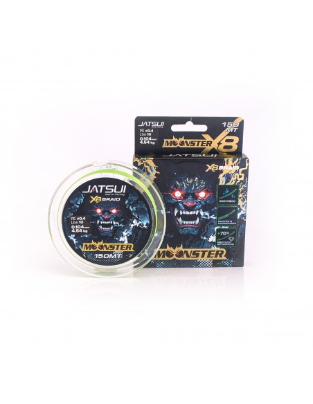JATSUI MOONSTER BRAID GREEN 150MT