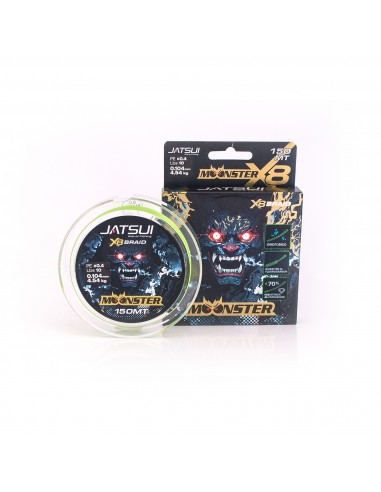 JATSUI MOONSTER BRAID GREEN 300MT