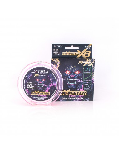 JATSUI MOONSTER BRAID PINK 150MT