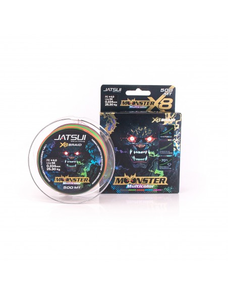 JATSUI MOONSTER BRAID MULTICOLOR 300MT