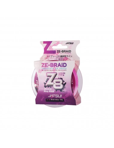 JATSUI ZE-BRAID Z8 150 MT EGING PRO PINK