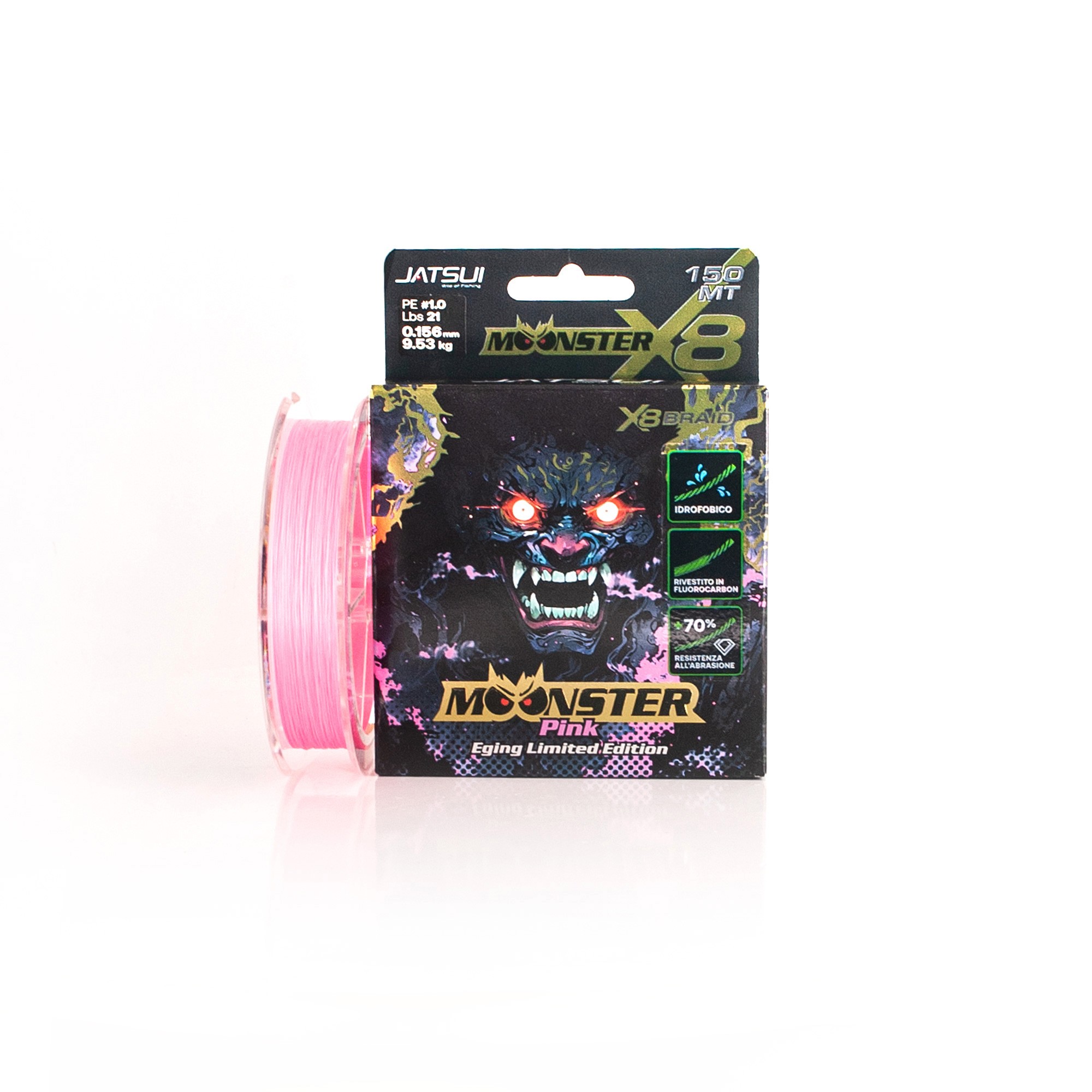 JATSUI MOONSTER BRAID PINK 150MT 2