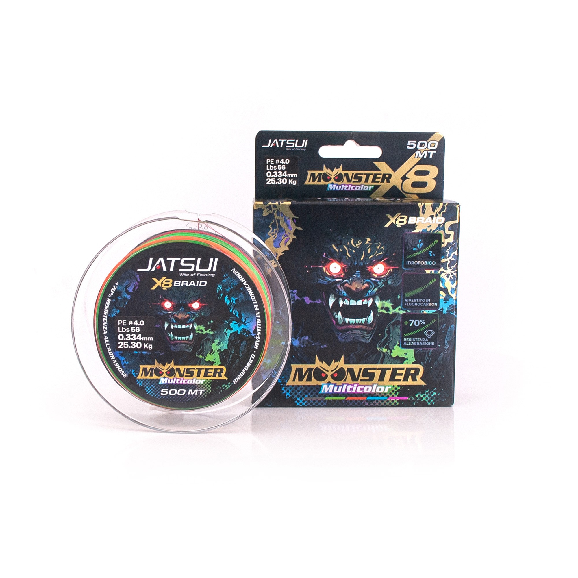 JATSUI MOONSTER BRAID MULTICOLOR 500MT