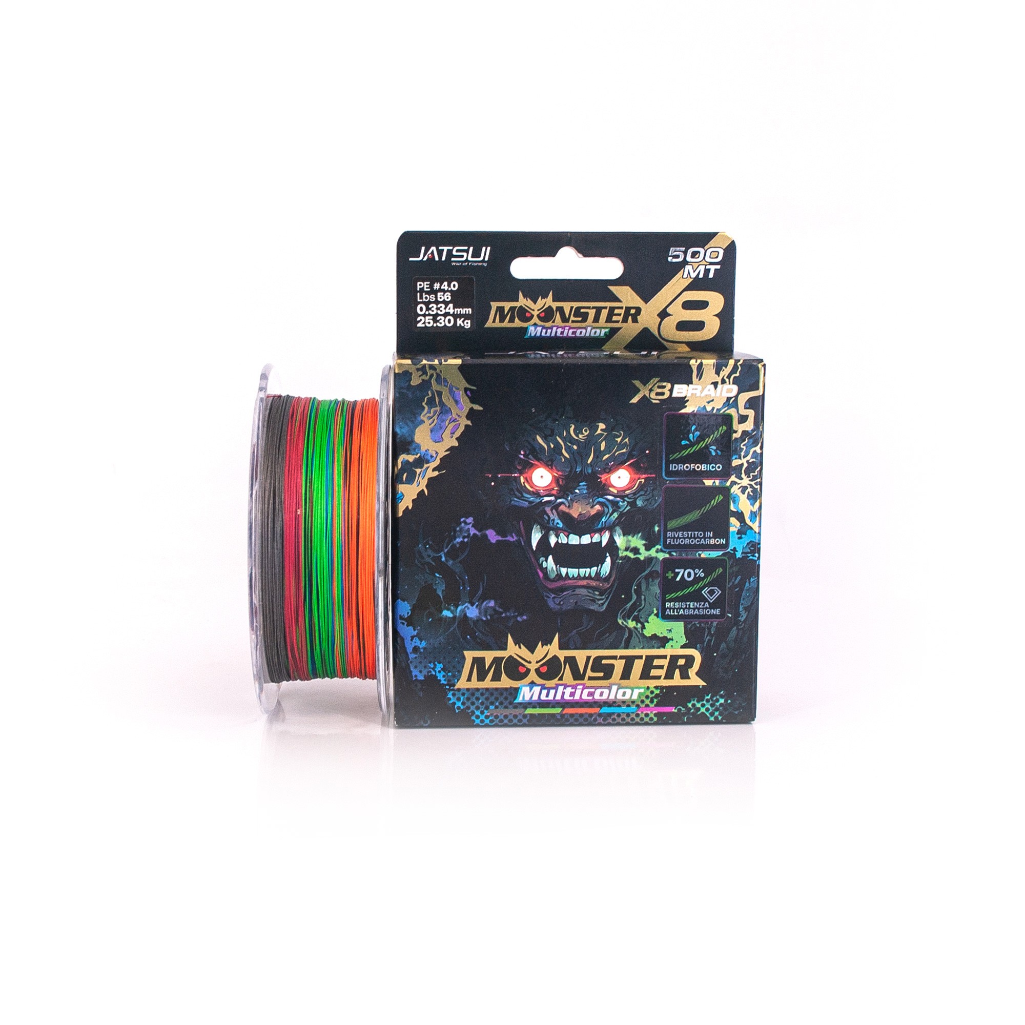 JATSUI MOONSTER BRAID MULTICOLOR 500MT
