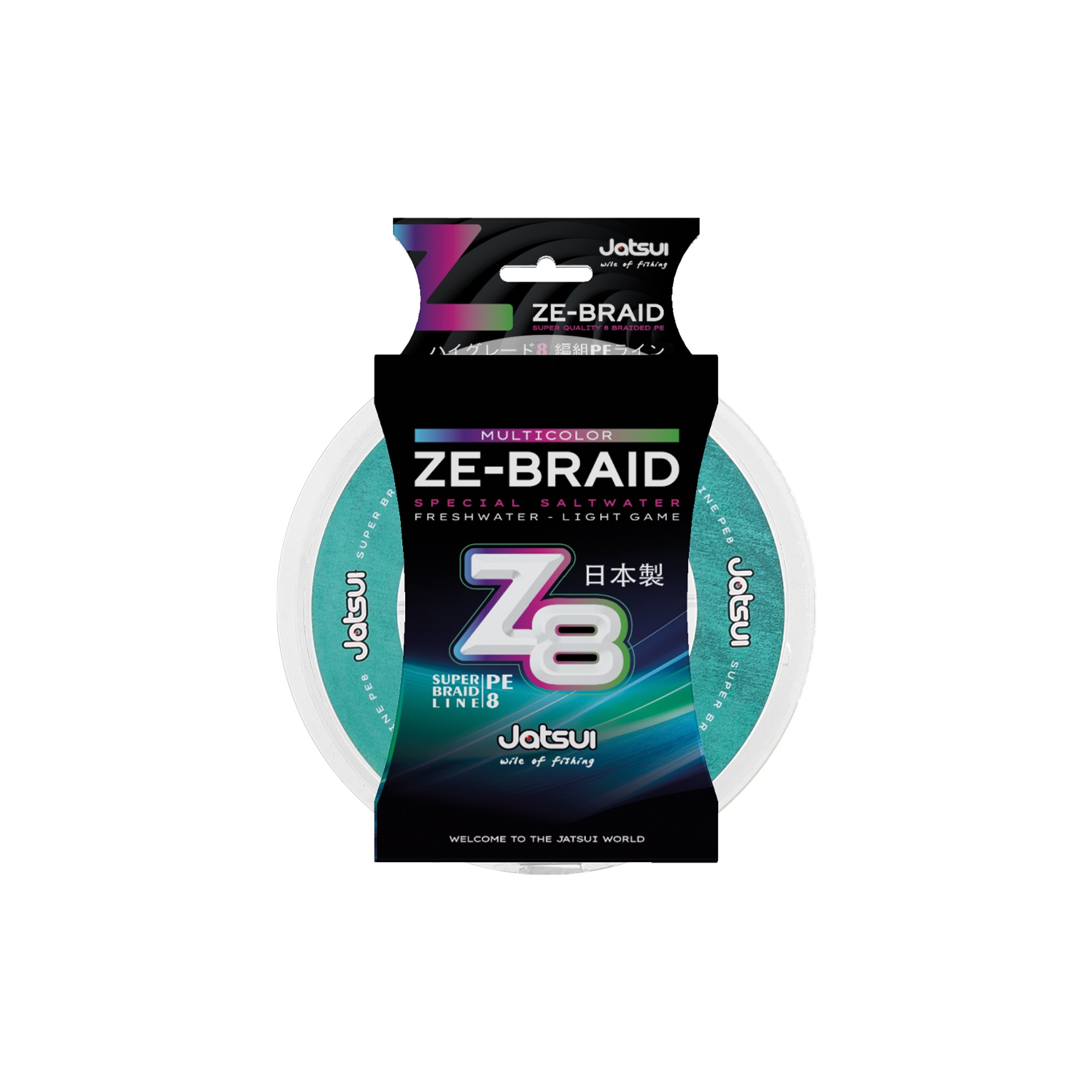 JATSUI ZE-BRAID Z8 300 MT MULTICOLOR