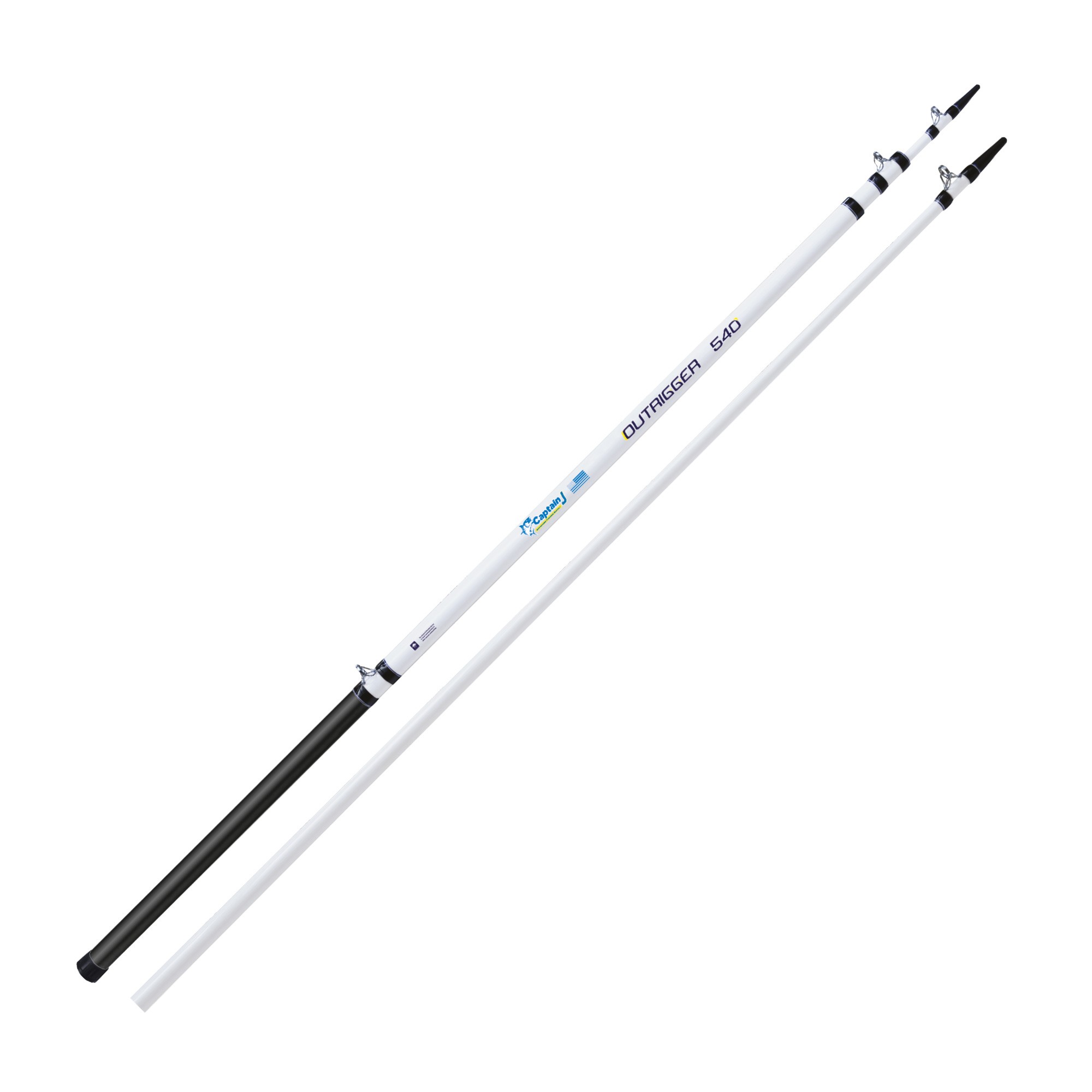Canna da Traina d'Altura Captain J Outrigger - Carbonio...